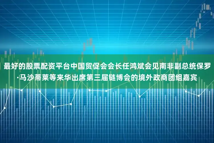 最好的股票配资平台中国贸促会会长任鸿斌会见南非副总统保罗·马沙蒂莱等来华出席第三届链博会的境外政商团组嘉宾