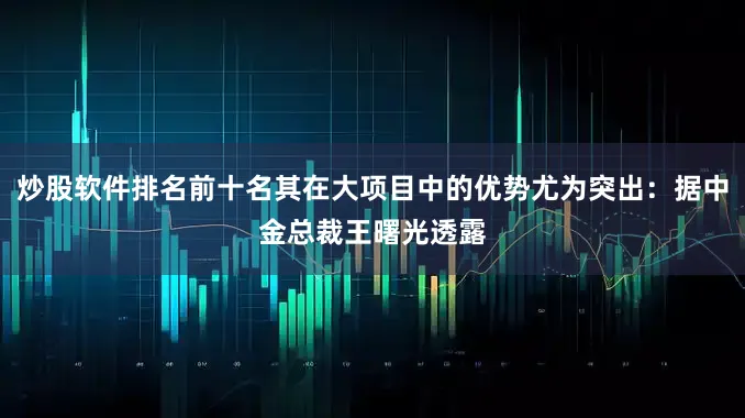 炒股软件排名前十名其在大项目中的优势尤为突出：据中金总裁王曙光透露